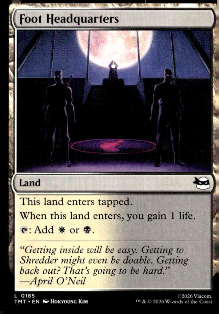 Teenage Mutant Ninja Turtles #185 Foot Headquarters