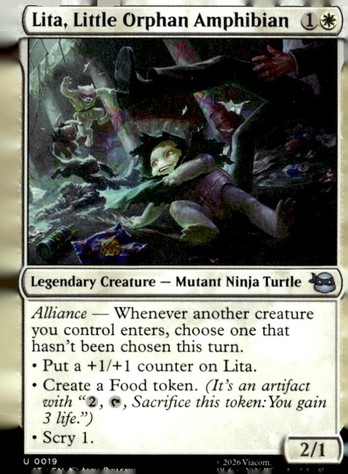 Teenage Mutant Ninja Turtles #19 Lita, Little Orphan Amphibian