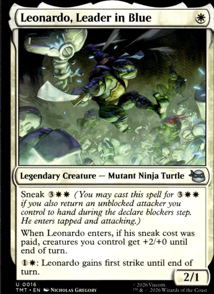 Teenage Mutant Ninja Turtles #16 Leonardo, Leader in Blue