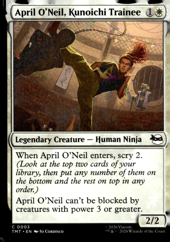 Teenage Mutant Ninja Turtles #3 April O'Neil, Kunoichi Trainee