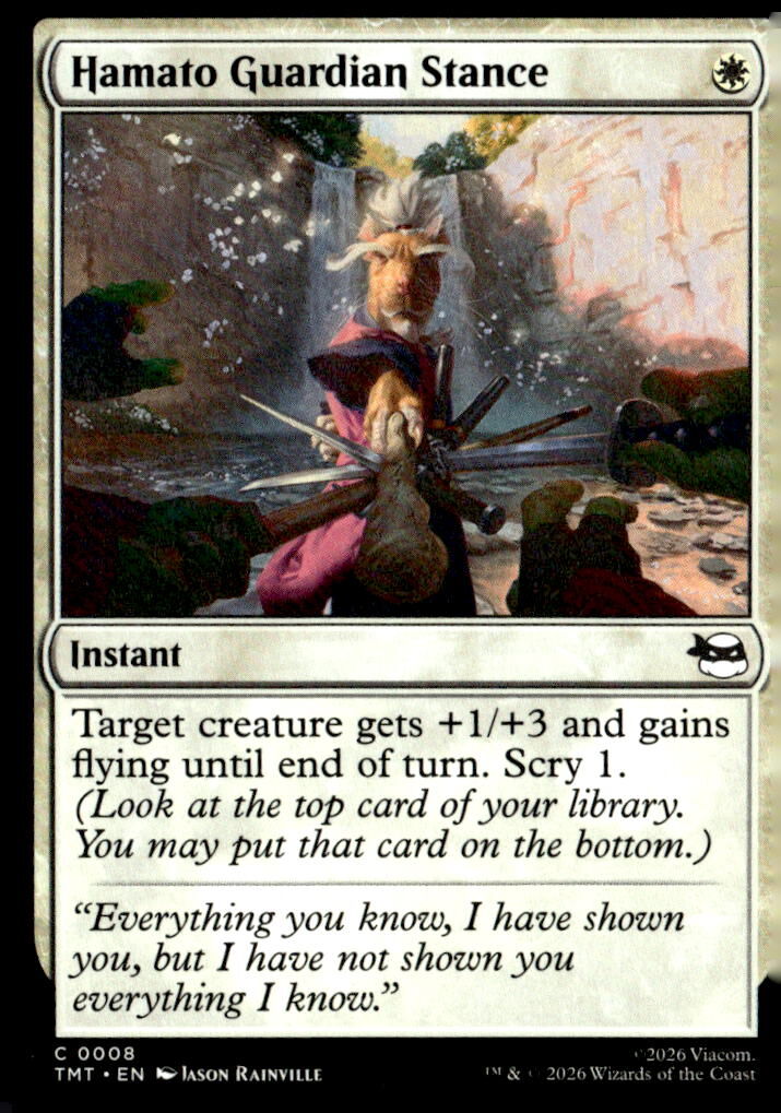 Teenage Mutant Ninja Turtles #8 Hamato Guardian Stance