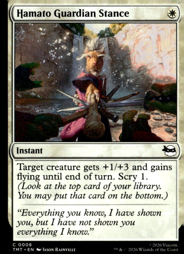 Teenage Mutant Ninja Turtles #8 Hamato Guardian Stance