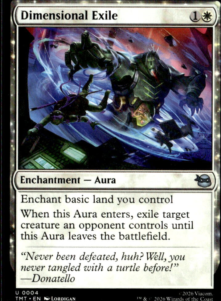 Teenage Mutant Ninja Turtles #4 Dimensional Exile