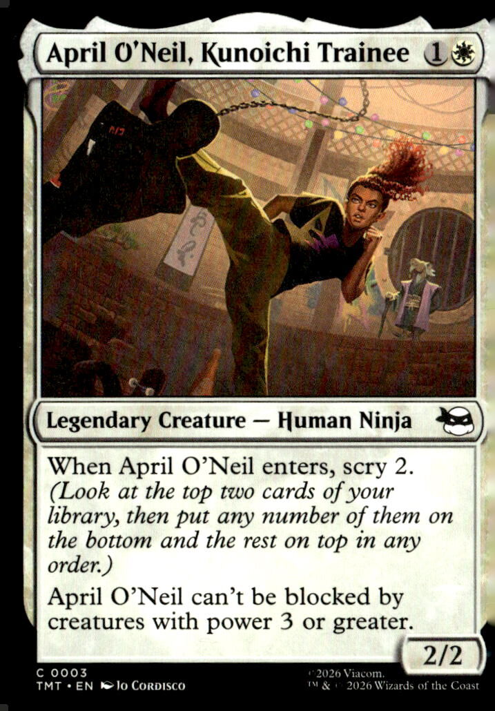 Teenage Mutant Ninja Turtles #3 April O'Neil, Kunoichi Trainee