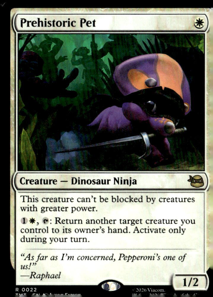 Teenage Mutant Ninja Turtles #22 Prehistoric Pet