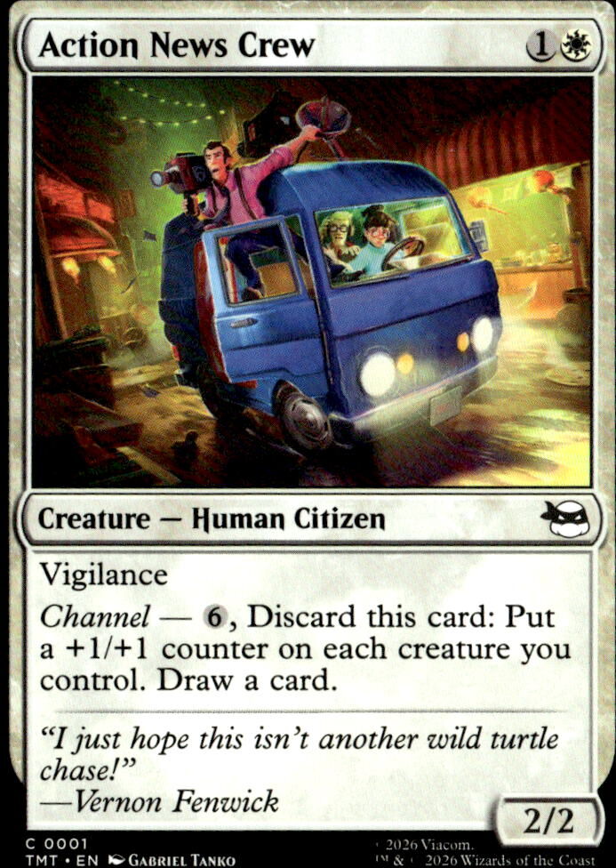 Teenage Mutant Ninja Turtles #1 Action News Crew