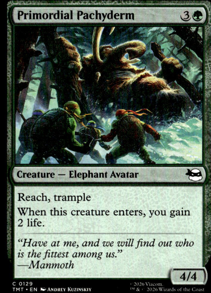 Teenage Mutant Ninja Turtles #129 Primordial Pachyderm