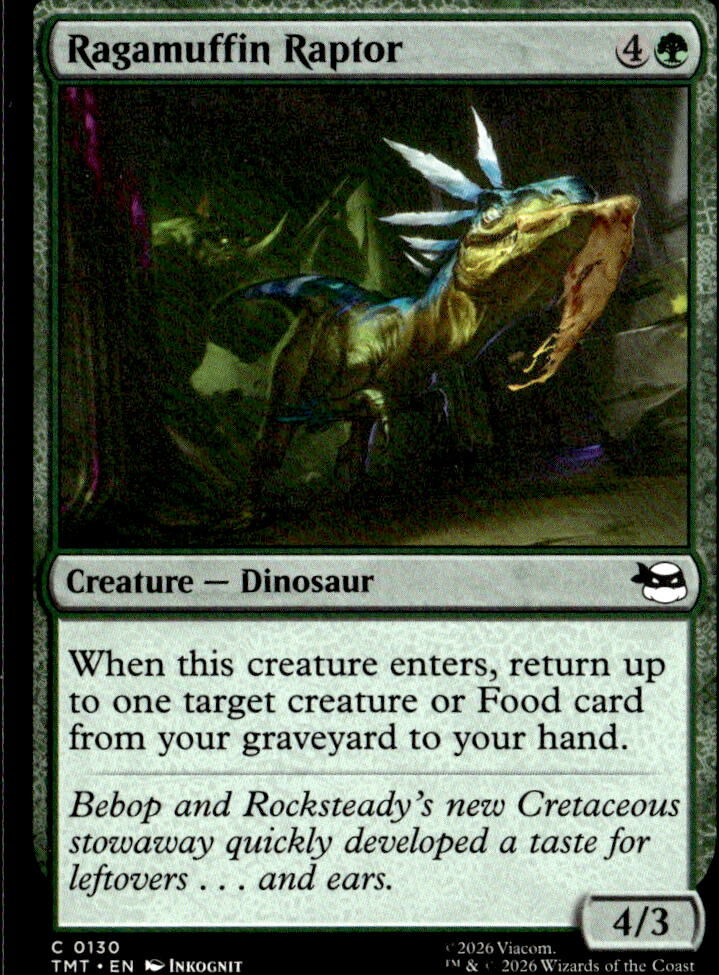 Teenage Mutant Ninja Turtles #130 Ragamuffin Raptor