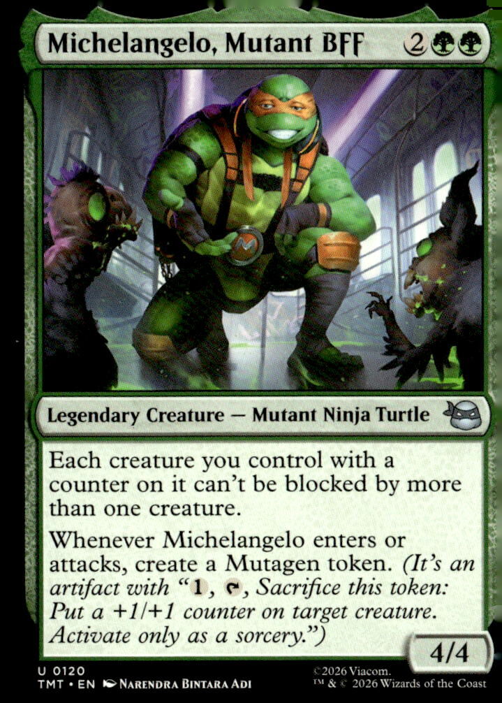 Teenage Mutant Ninja Turtles #120 Michelangelo, Mutant BFF