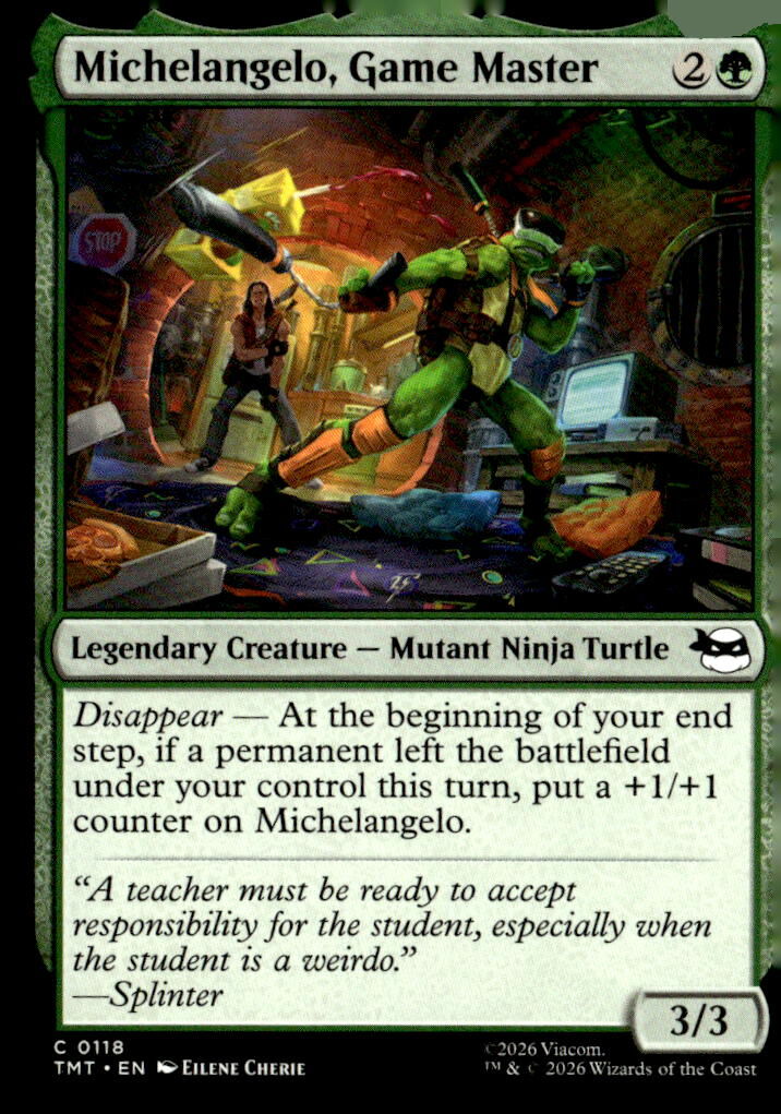 Teenage Mutant Ninja Turtles #118 Michelangelo, Game Master