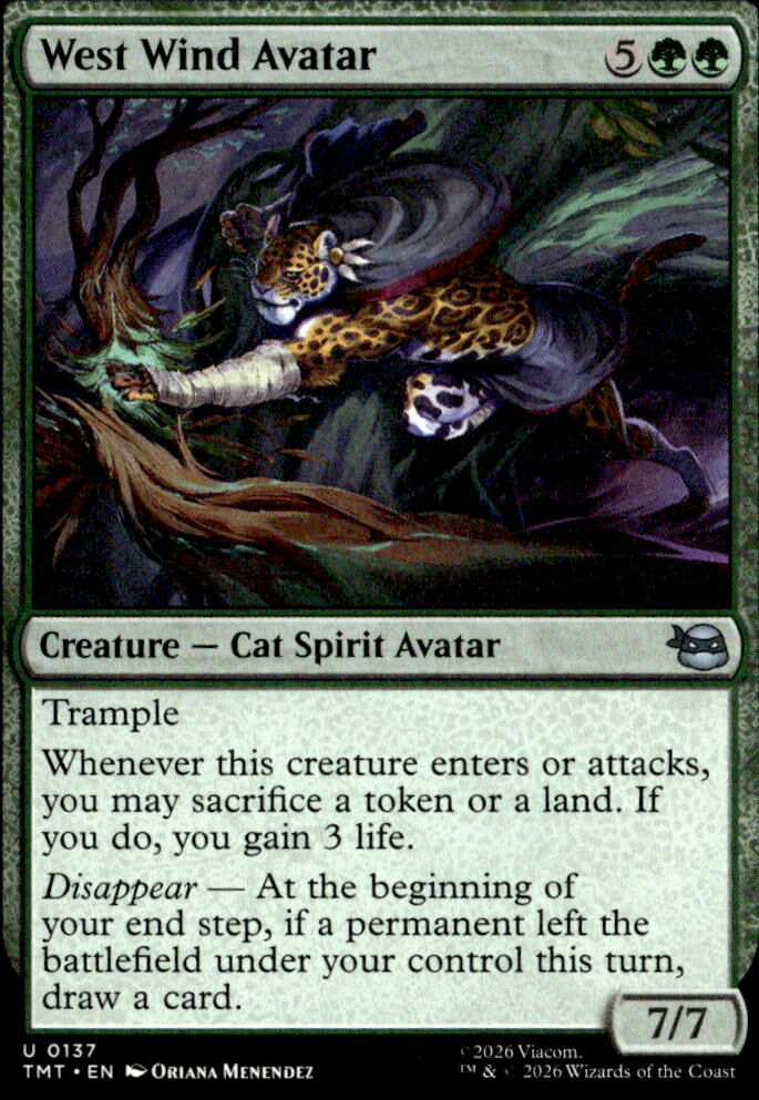 Teenage Mutant Ninja Turtles #137 West Wind Avatar