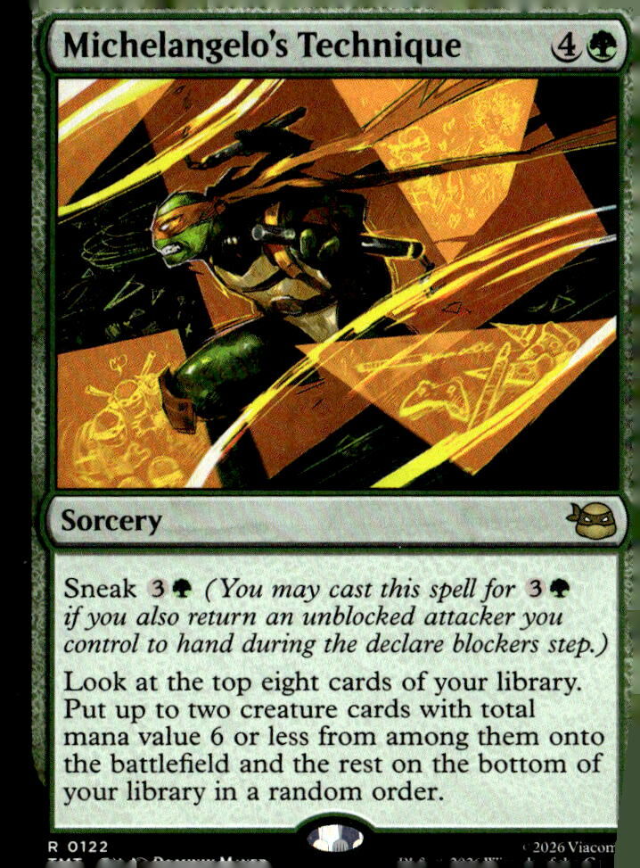 Teenage Mutant Ninja Turtles #122 Michelangelo's Technique