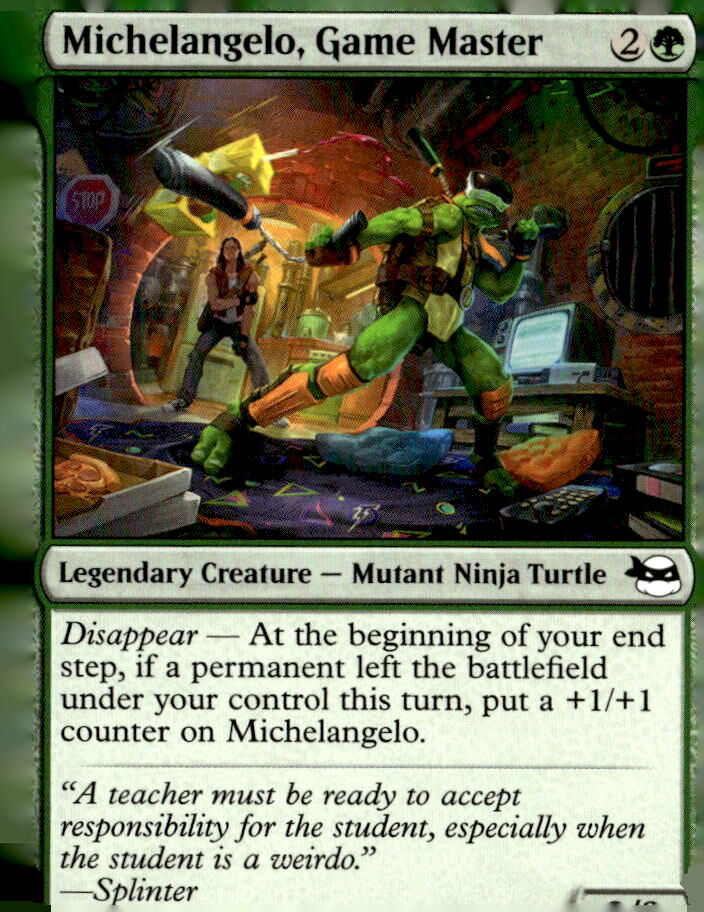 Teenage Mutant Ninja Turtles #118 Michelangelo, Game Master