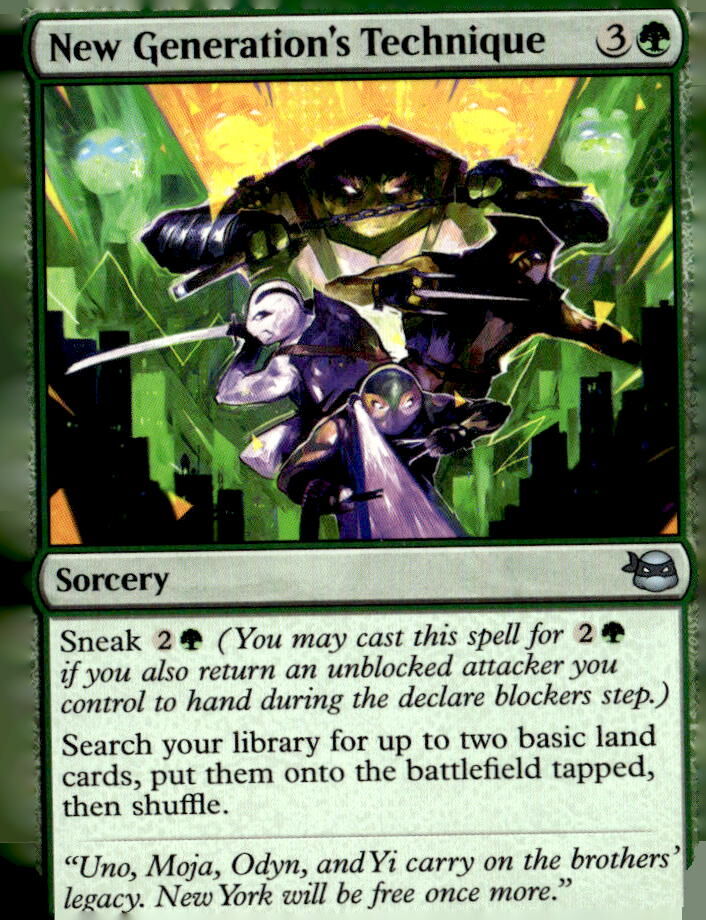 Teenage Mutant Ninja Turtles #126 New Generation's Technique