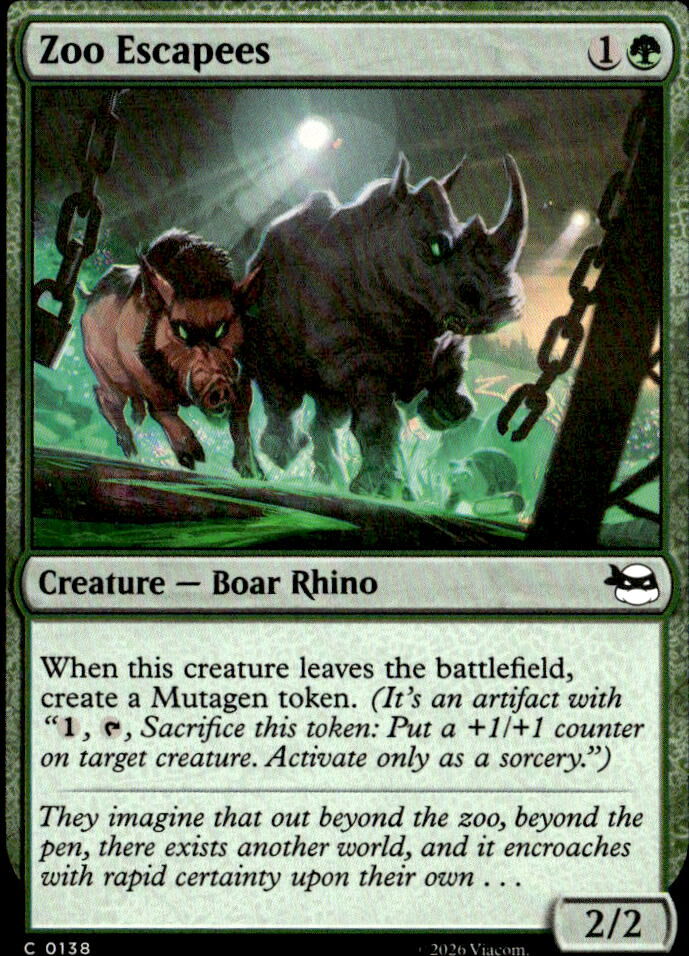 Teenage Mutant Ninja Turtles #138 Zoo Escapees