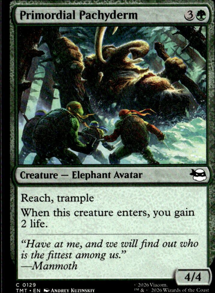 Teenage Mutant Ninja Turtles #129 Primordial Pachyderm