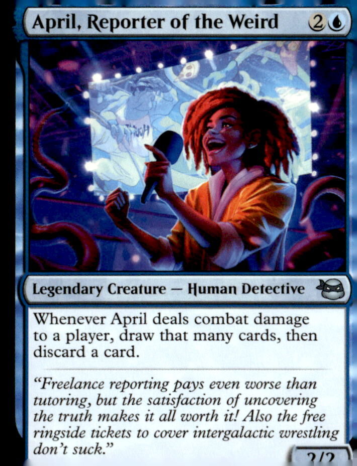 Teenage Mutant Ninja Turtles #30 April, Reporter of the Weird