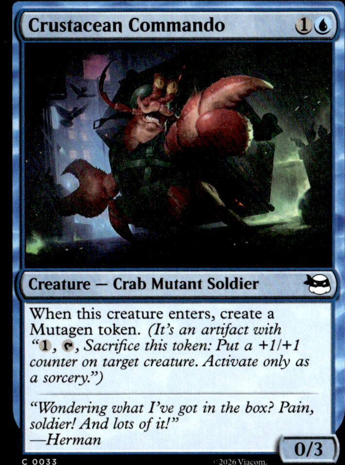 Teenage Mutant Ninja Turtles #33 Crustacean Commando