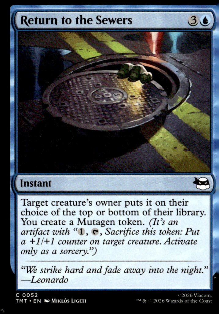 Teenage Mutant Ninja Turtles #52 Return to the Sewers