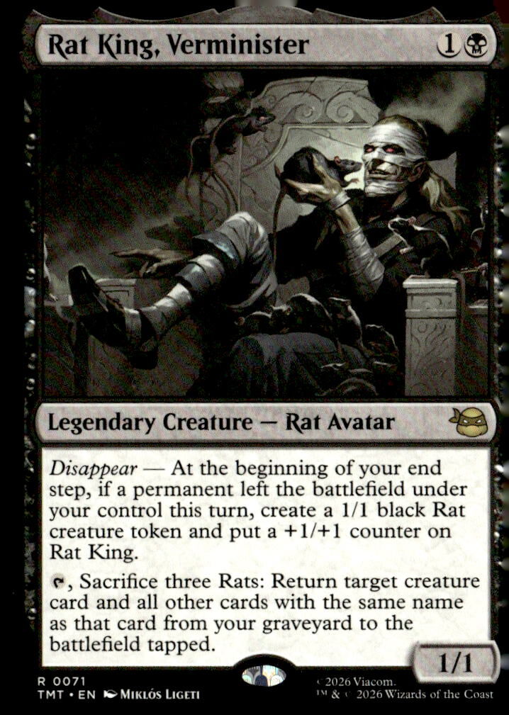 Teenage Mutant Ninja Turtles #71 Rat King, Verminister