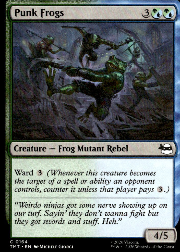 Teenage Mutant Ninja Turtles #164 Punk Frogs