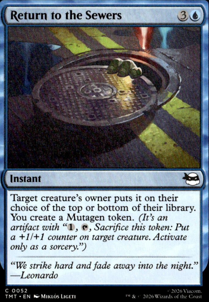 Teenage Mutant Ninja Turtles #52 Return to the Sewers