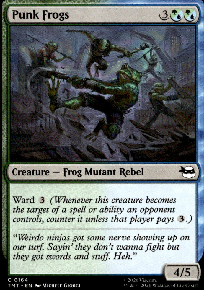 Teenage Mutant Ninja Turtles #164 Punk Frogs