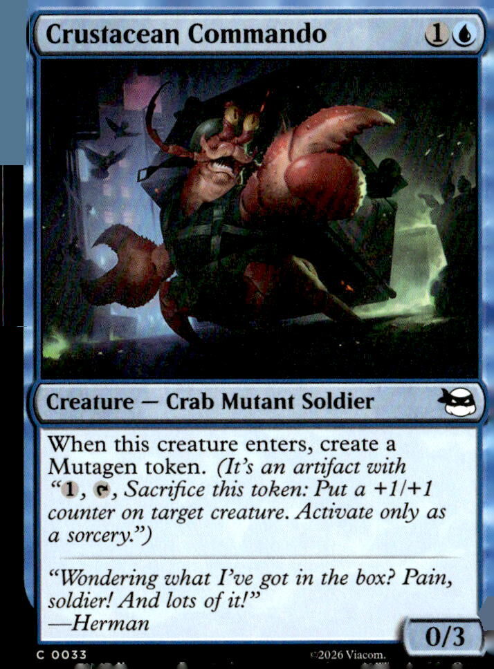 Teenage Mutant Ninja Turtles #33 Crustacean Commando