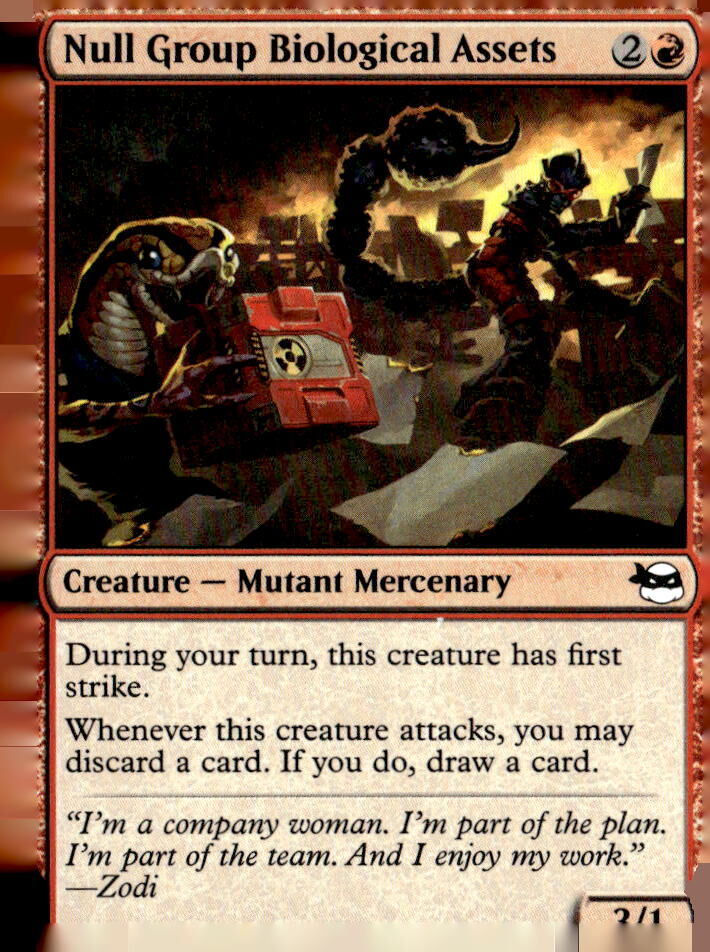 Teenage Mutant Ninja Turtles #98 Null Group Biological Assets