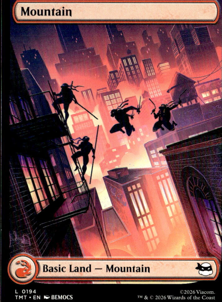 Teenage Mutant Ninja Turtles #194 Mountain (0194)