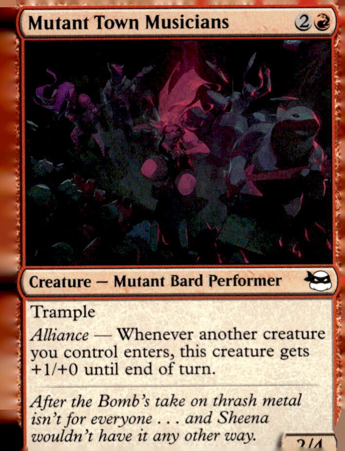 Teenage Mutant Ninja Turtles #97 Mutant Town Musicians