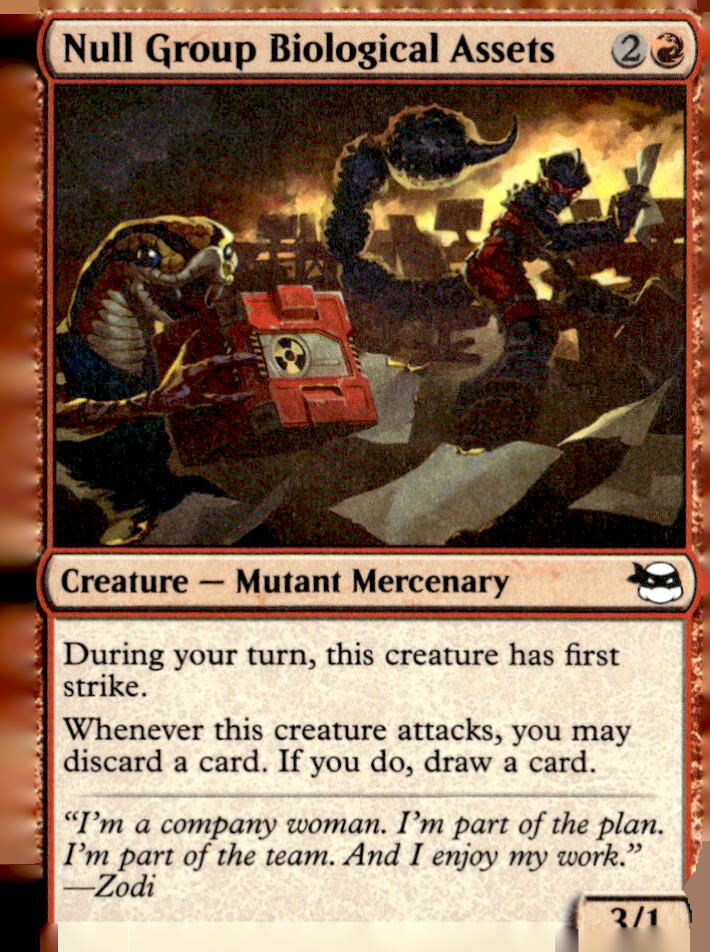 Teenage Mutant Ninja Turtles #98 Null Group Biological Assets