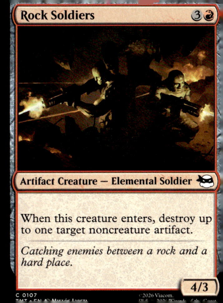 Teenage Mutant Ninja Turtles #107 Rock Soldiers