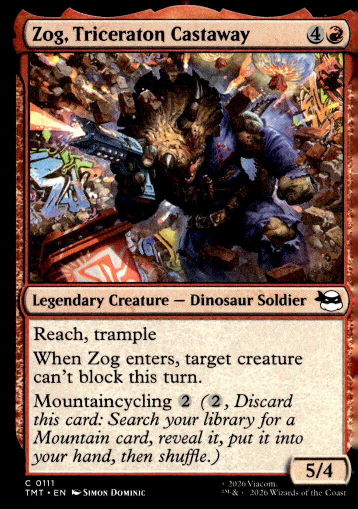 Teenage Mutant Ninja Turtles #111 Zog, Triceraton Castaway