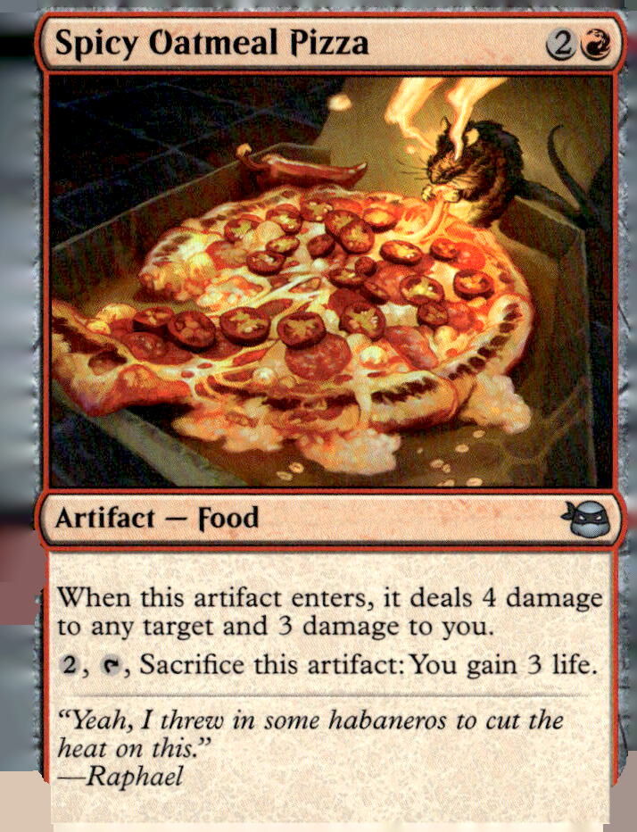 Teenage Mutant Ninja Turtles #109 Spicy Oatmeal Pizza