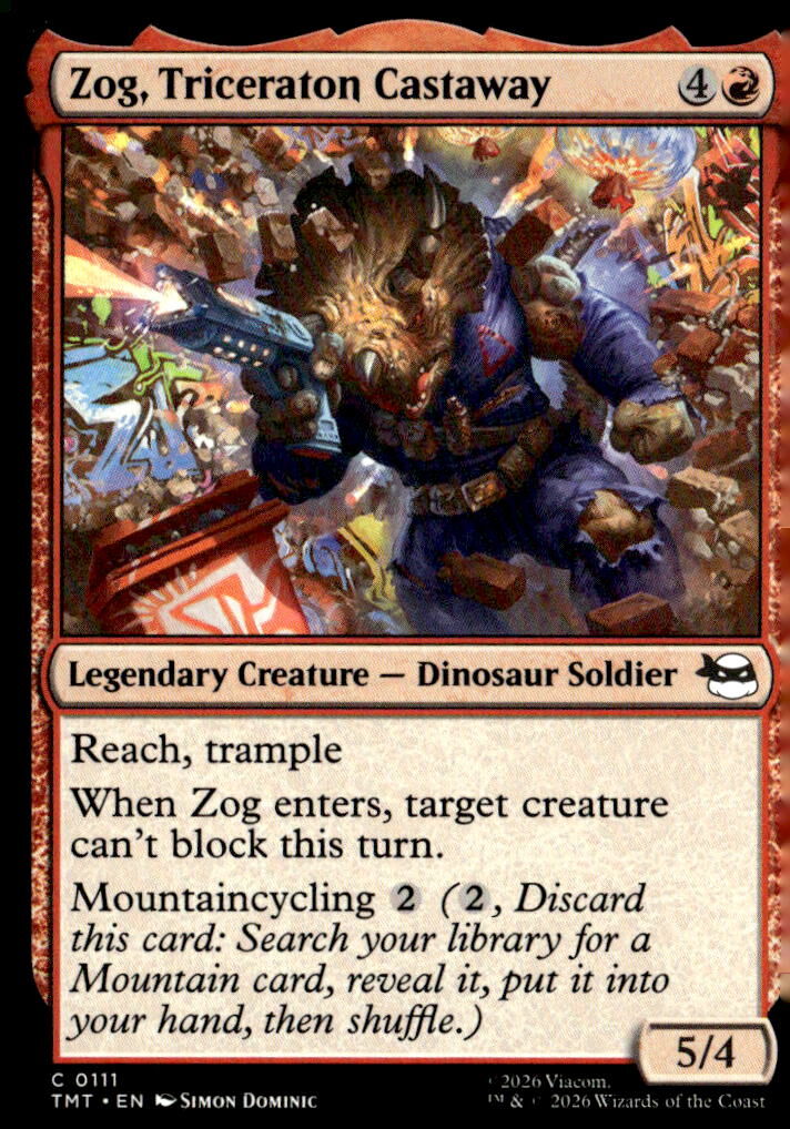 Teenage Mutant Ninja Turtles #111 Zog, Triceraton Castaway