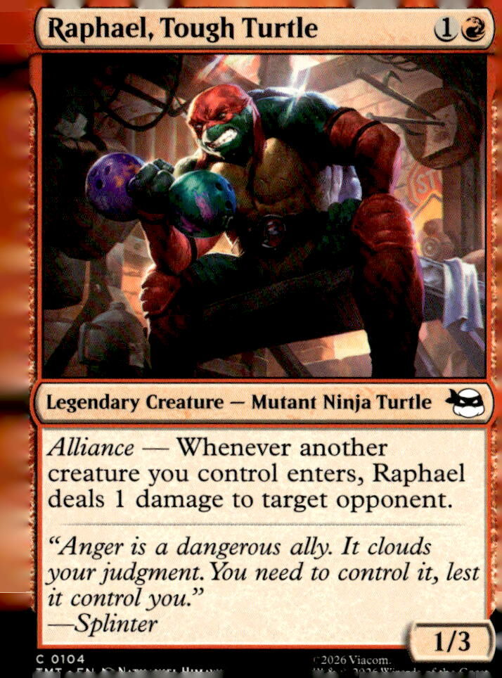 Teenage Mutant Ninja Turtles #104 Raphael, Tough Turtle