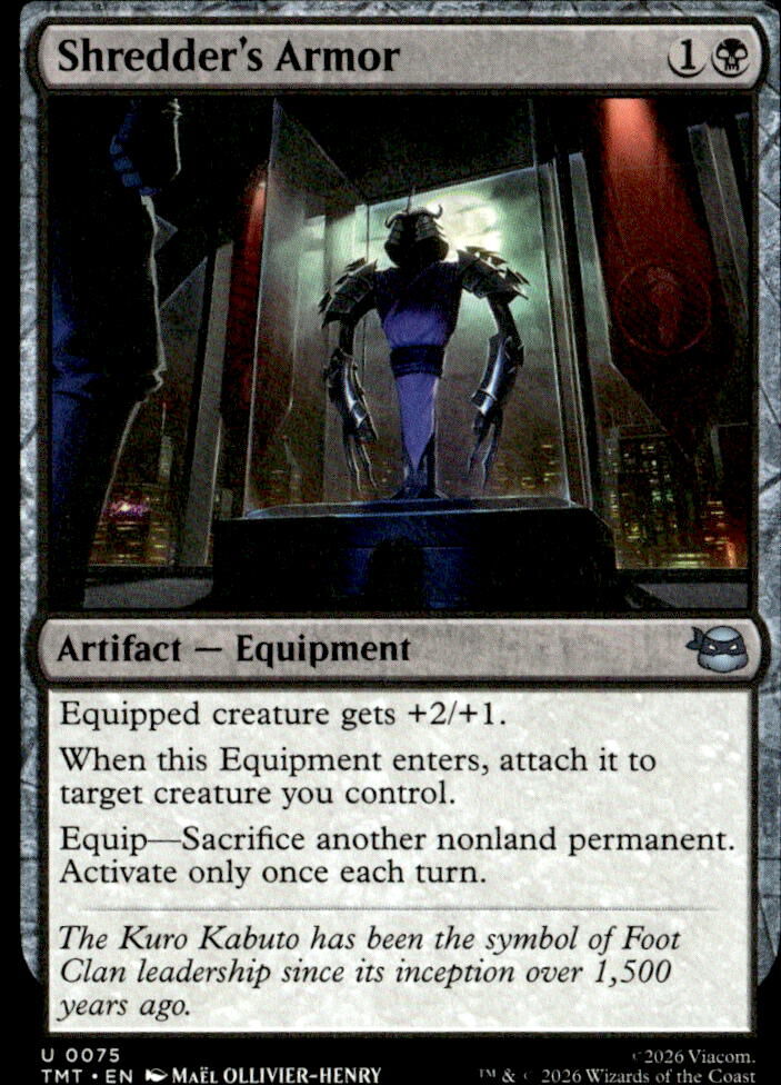 Teenage Mutant Ninja Turtles #75 Shredder's Armor