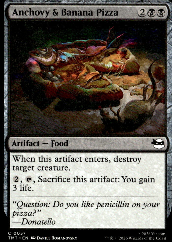 Teenage Mutant Ninja Turtles #57 Anchovy & Banana Pizza