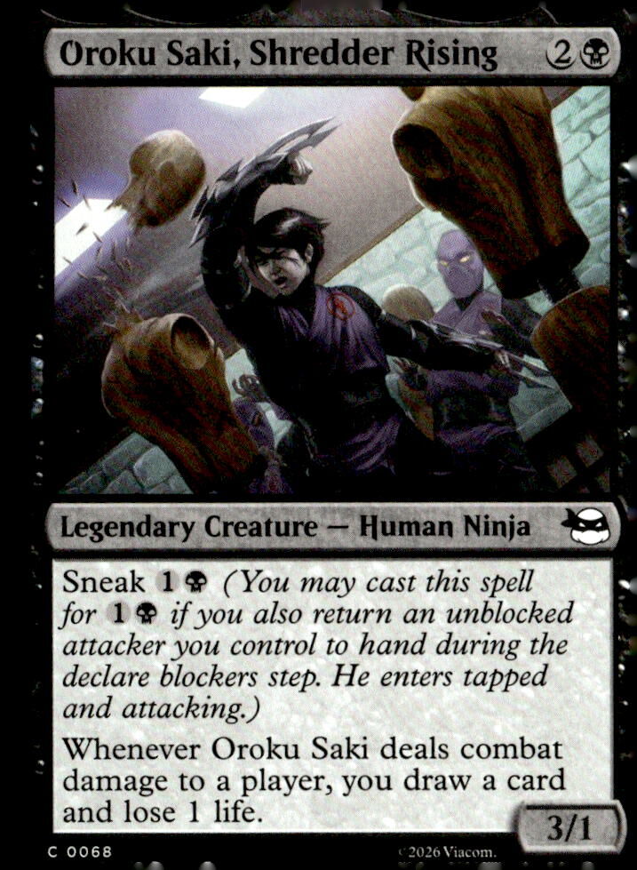 Teenage Mutant Ninja Turtles #68 Oroku Saki, Shredder Rising