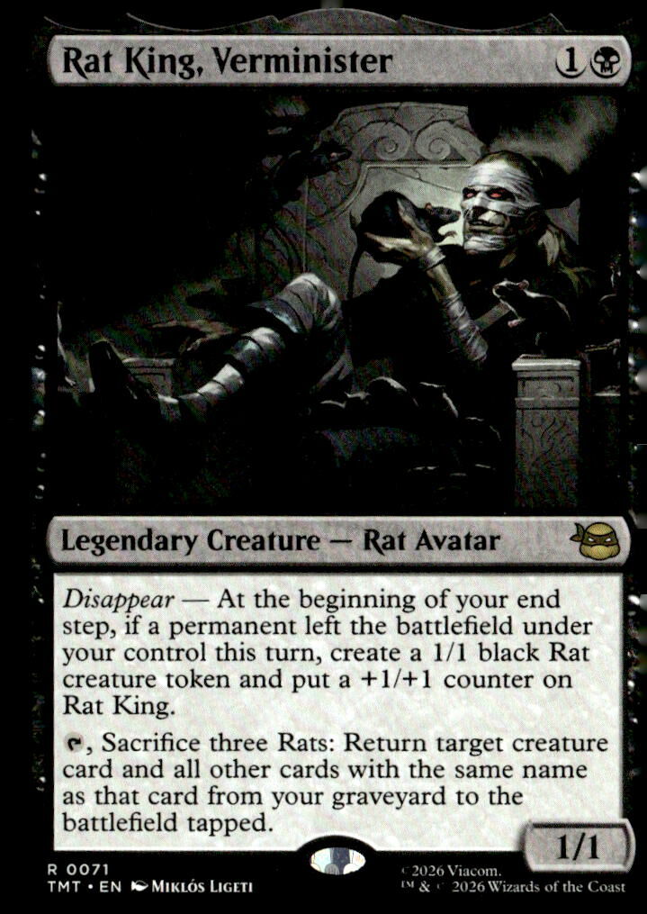 Teenage Mutant Ninja Turtles #71 Rat King, Verminister