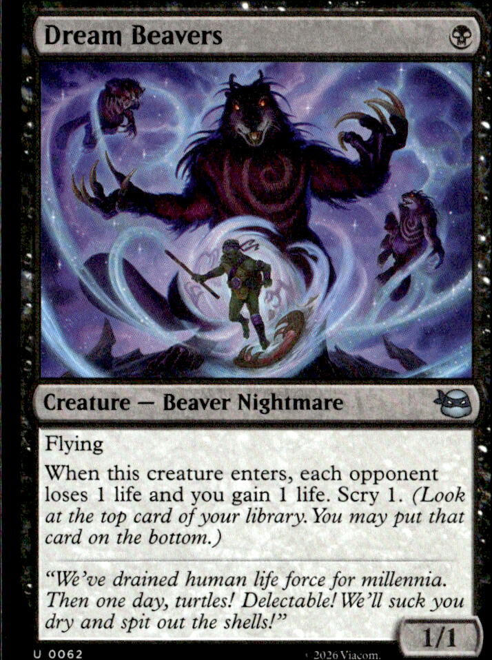 Teenage Mutant Ninja Turtles #62 Dream Beavers