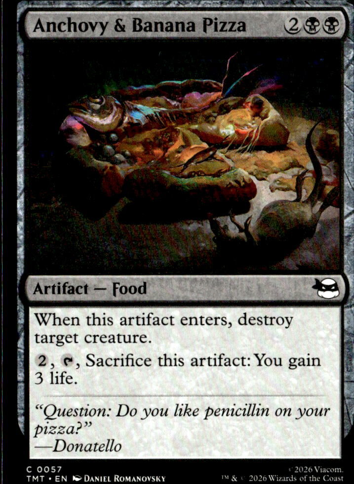 Teenage Mutant Ninja Turtles #57 Anchovy & Banana Pizza