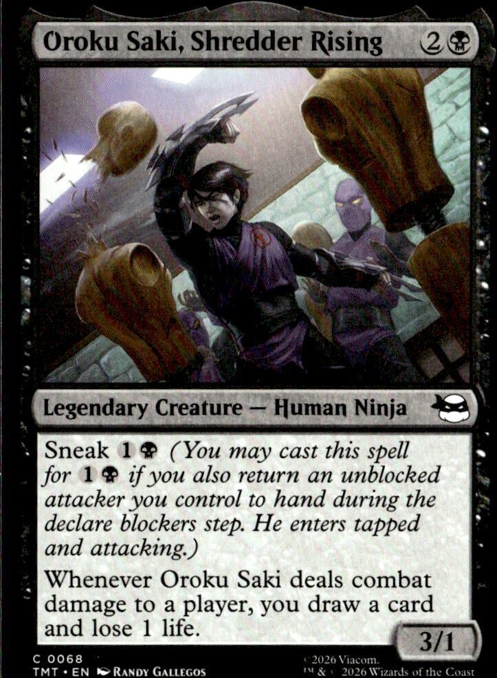 Teenage Mutant Ninja Turtles #68 Oroku Saki, Shredder Rising