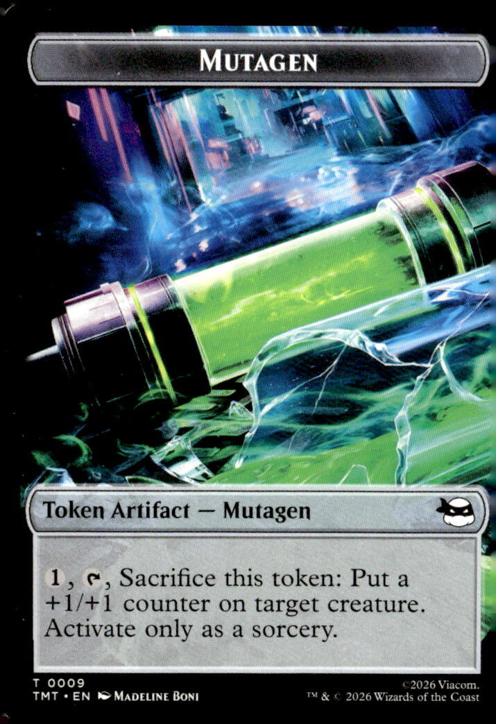 Teenage Mutant Ninja Turtles #10 // 9 Robot // Munitions Double-Sided Token