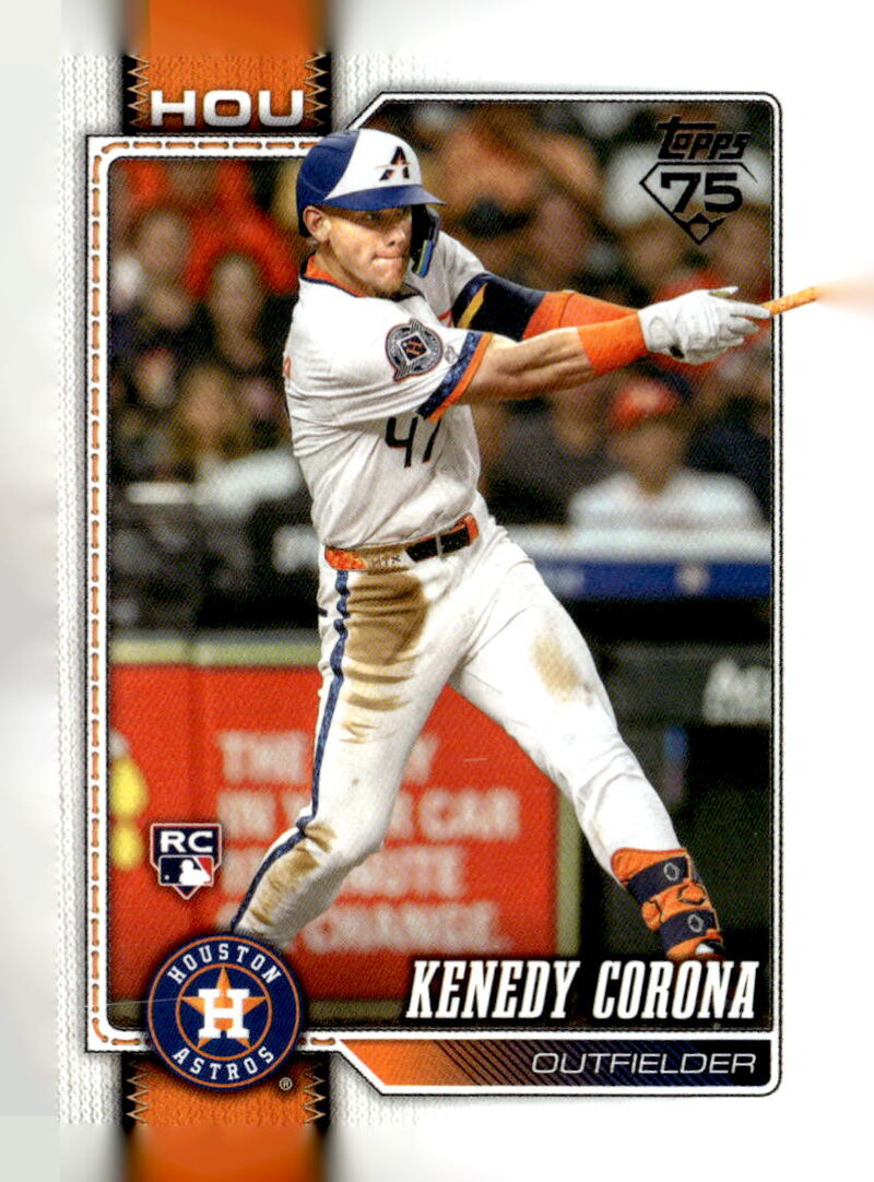 2026 Topps #145 Kenedy Corona Rainbow Foil