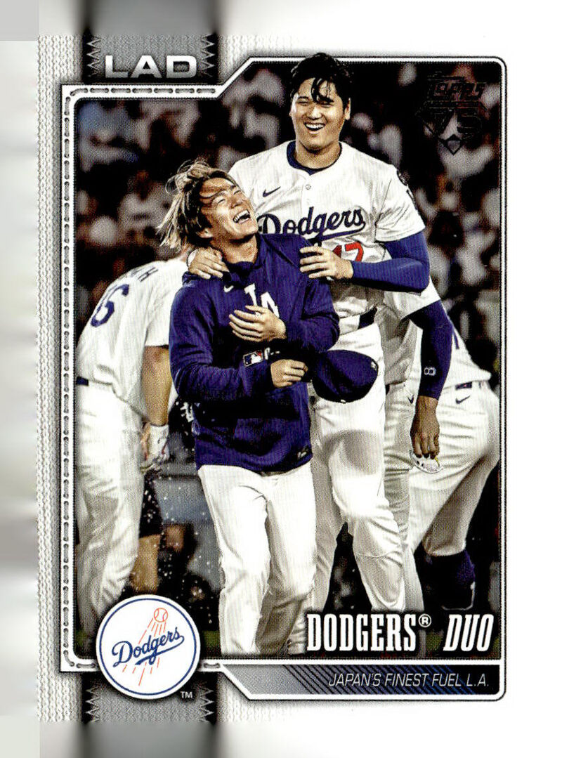 2026 Topps #265 Dodgers Duo