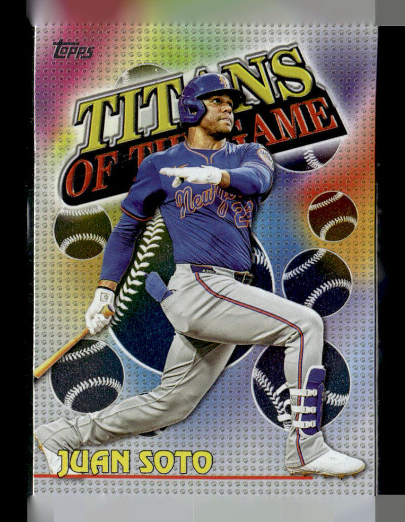 2026 Topps #TOG-11 Juan Soto Titans of the Game Gold Crackle Foil #/50
