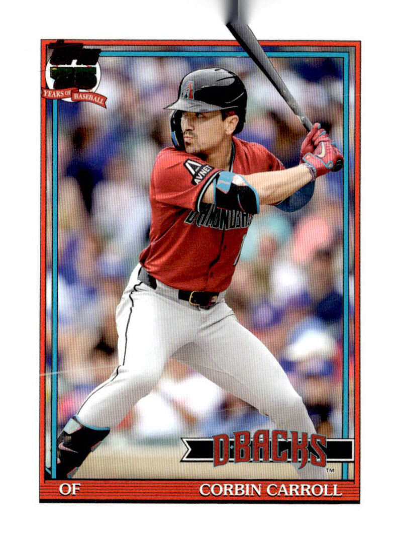 2026 Topps #T91-58 Corbin Carroll 1991 Topps Baseball 35th Anniversary (Series One)