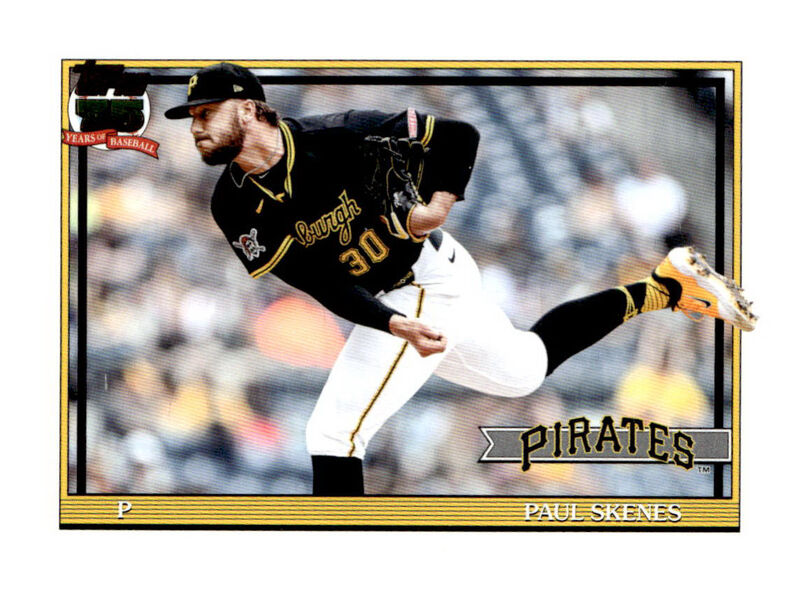 2026 Topps #T91-50 Paul Skenes 1991 Topps Baseball 35th Anniversary (Series One)